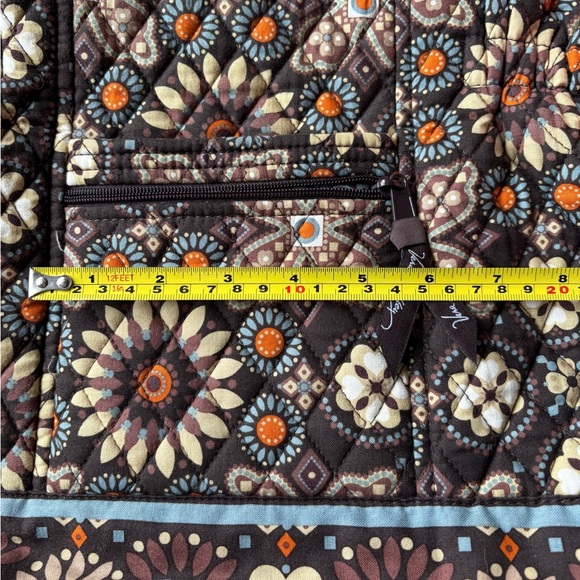 21. Vera Bradley Geometric Floral Quilted Bag NWOT - Picture 7 of 10